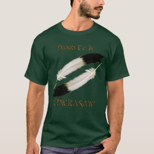 T-shirt Série do CHICKASAW do nativo americano 'ORGULHOSO