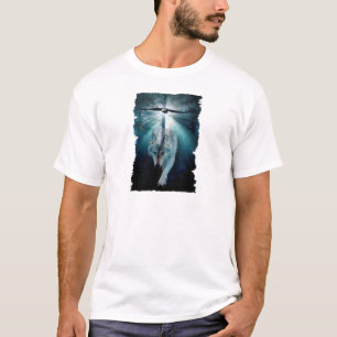 T-shirt Série dos animais selvagens do LOBO & do EAGLE