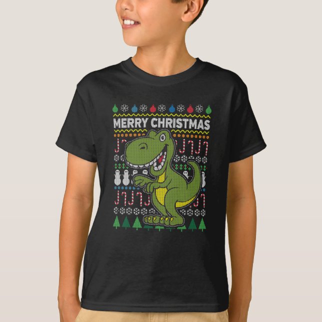 T-shirt Série "Suor de Natal Feio" Dino Green (Frente)