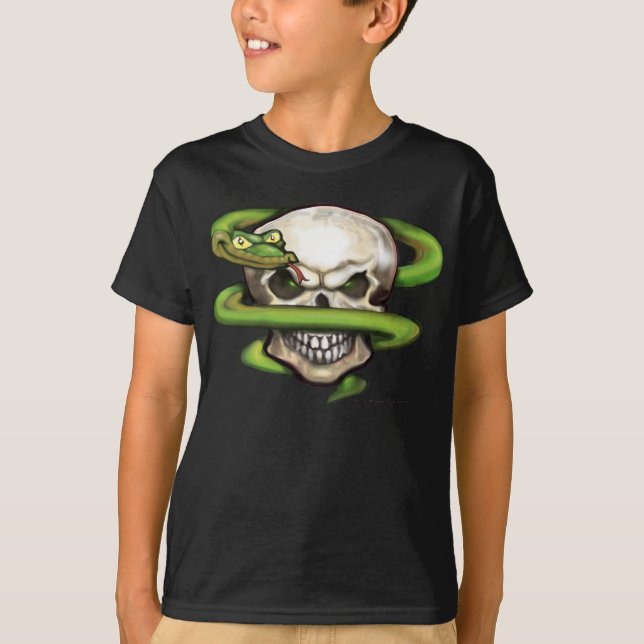 T-shirt Serpent Mau Skull (Frente)