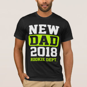 T-shirt Serviço 2018 do recruta do novo papai