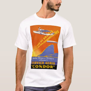 T-shirt Serviço aéreo de Brazillian do ~ do Condor
