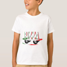 T-shirt Serviço de pizza