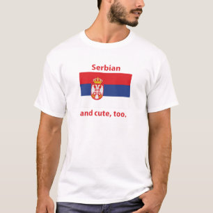 T-shirt sérvio bonito