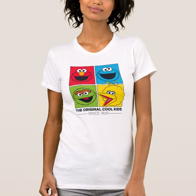 T-shirt Sesame Street | os miúdos legal originais (Frente)
