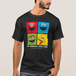 T-shirt Sesame Street os miúdos legal originais