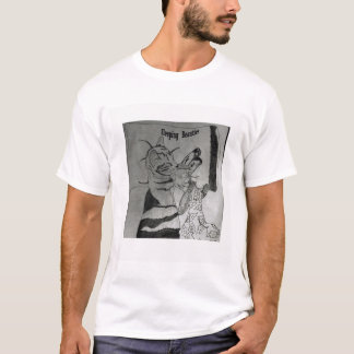 T-shirt Sesta do gato com um macaco