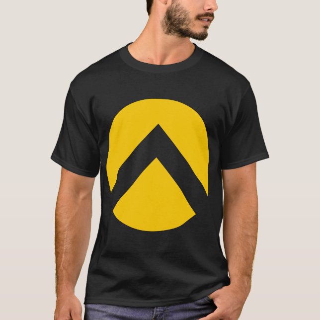 T-shirt Seta Chevron Círculo (Frente)