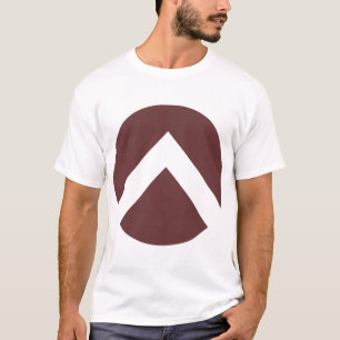 T-shirt Seta Chevron em Círculo