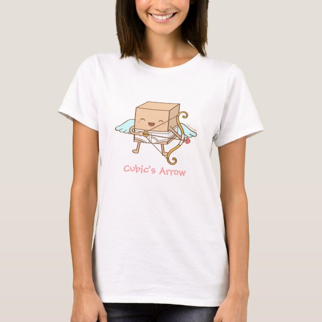 T-shirt Seta Cupida Cúbica Cúbica Cubica Cubica Cubal Engr (Frente)