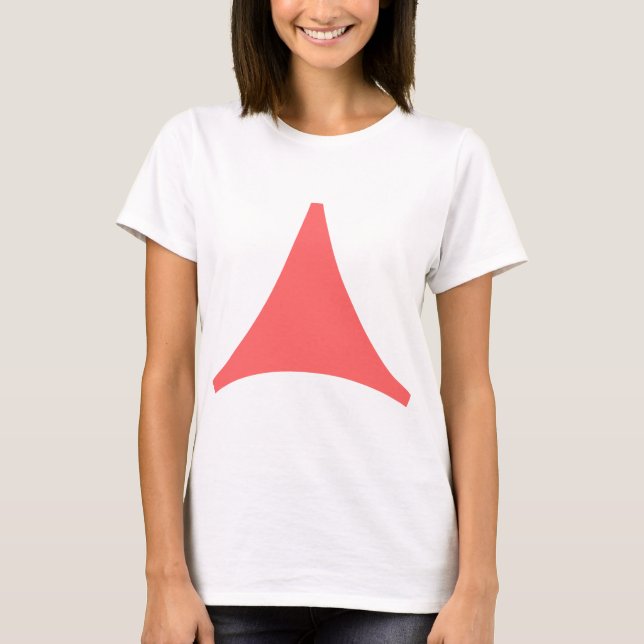 T-shirt Seta de três lados (Frente)