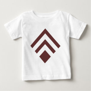 T-shirt Seta Geométrica 02 - Marrom Escuro