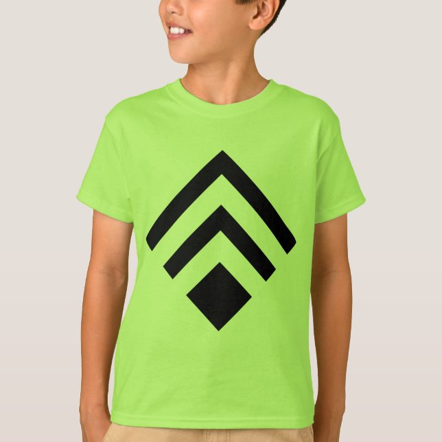 T-shirt Seta Geométrica 02 - Preto (Frente)