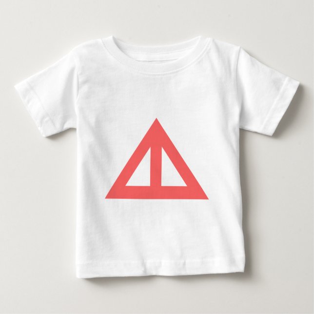 T-shirt Seta Triangular Dividida (Frente)