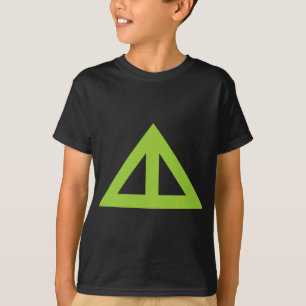 T-shirt Seta Triangular Dividida