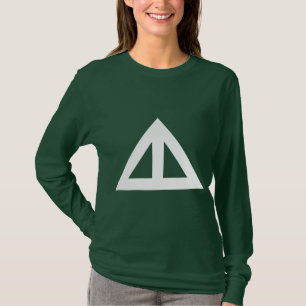 T-shirt Seta Triangular Dividida