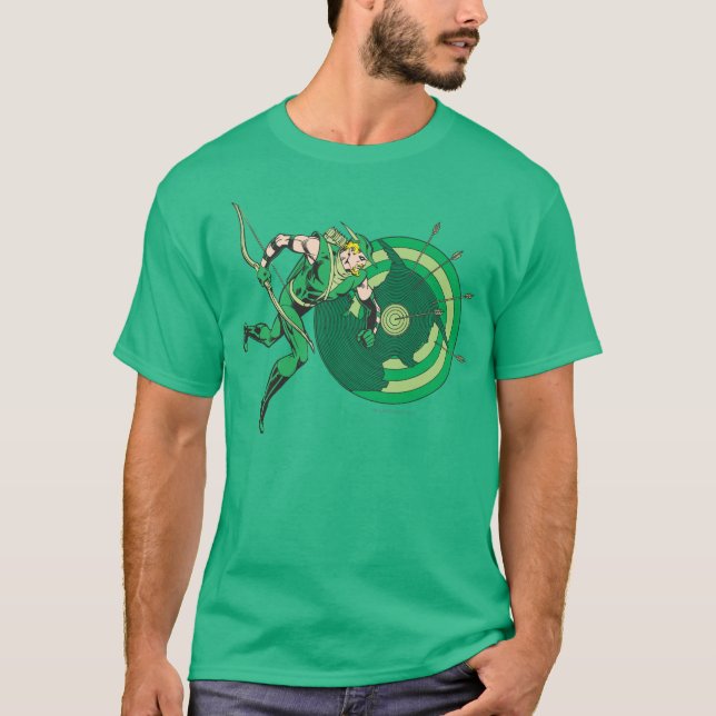 T-shirt Seta Verde com Destino 2 (Frente)