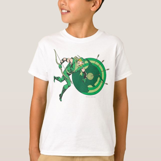 T-shirt Seta Verde com Destino 2 (Frente)