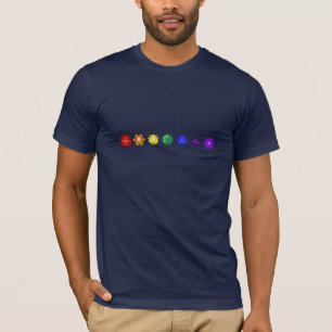 T-shirt Sete Chakras horizontal