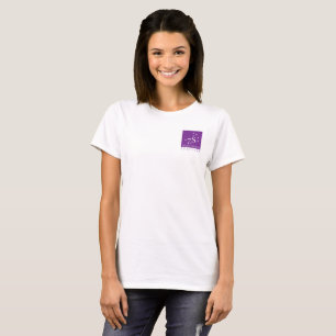 T-shirt Sete das irmãs nomes básicos junto T w/college