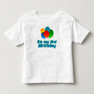 T-shirt Seu meu aniversário de 3 anos