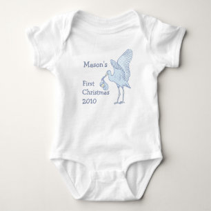 T-shirt Seu Nome De Bebê 1 rua Ano De Mudança De Natal