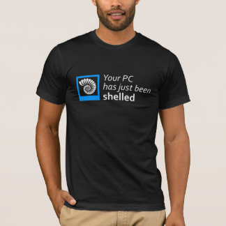 T-shirt Seu PC foi descascado apenas