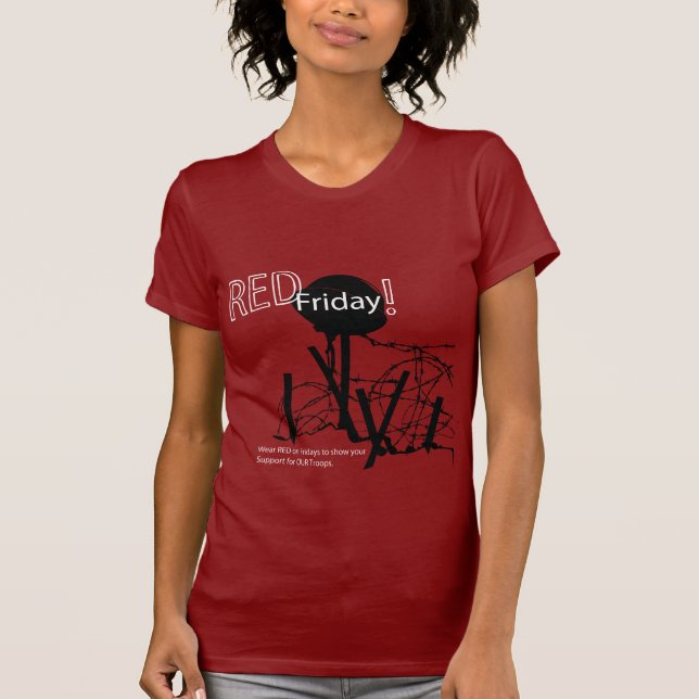 T-shirt Sexta-feira vermelha (Frente)