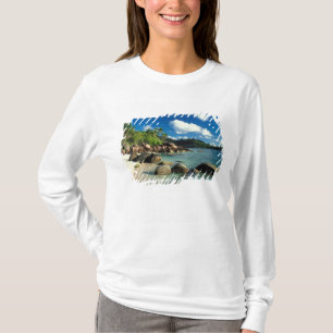 T-shirt Seychelles, Ilha de Mahe, Praia de Anse Royale. 3