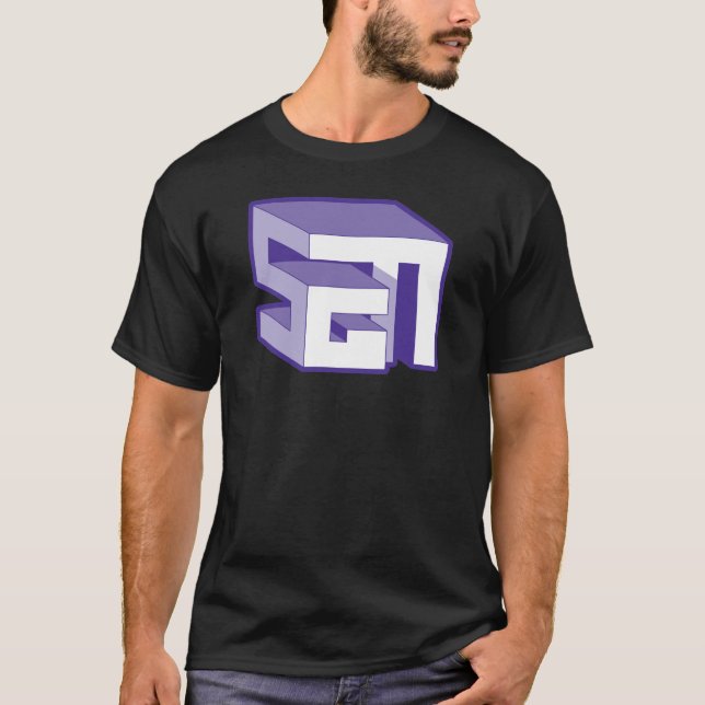 T-shirt SGN | o roxo principesco do CS (Frente)
