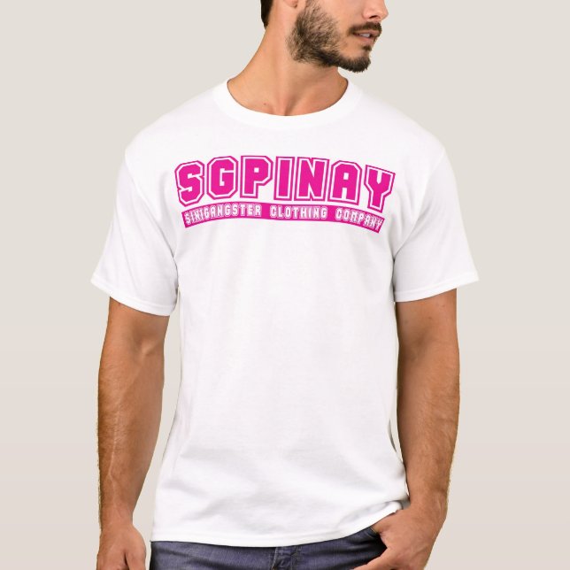 T-shirt sgpinaypink (Frente)