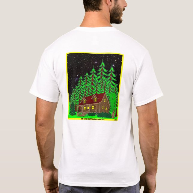 T-shirt #ShadEdColabora Cabina Voltar à Frente do Graffix  (Verso)