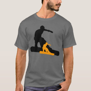 T-shirt shadowboarder: laranja: