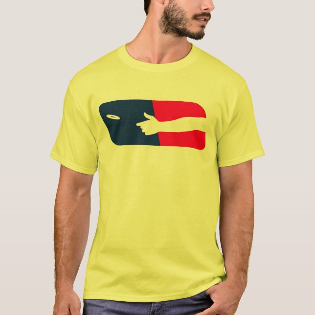 T-shirt shaff do logotipo da arruela (Frente)