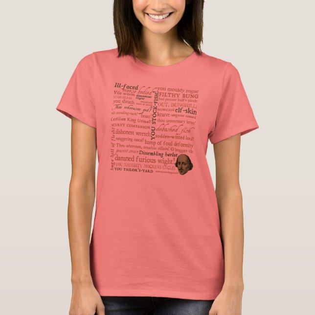T-shirt Shakespeare Insults Collection (Frente)