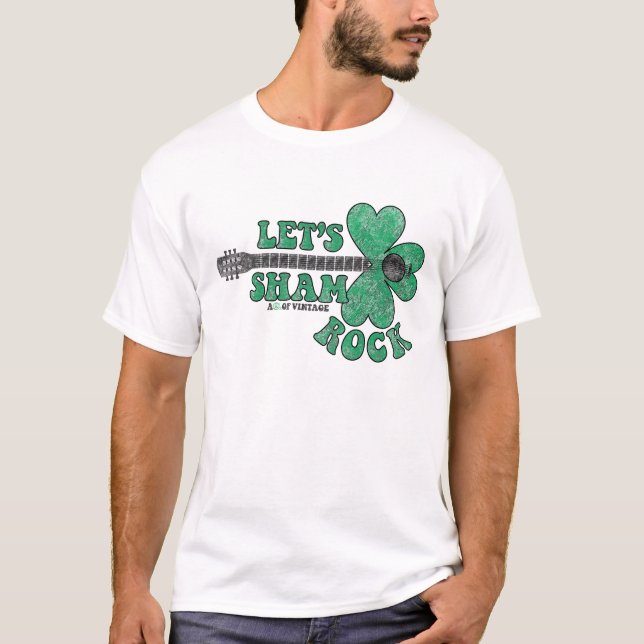 T-Shirt Shamrock de vamos (Frente)