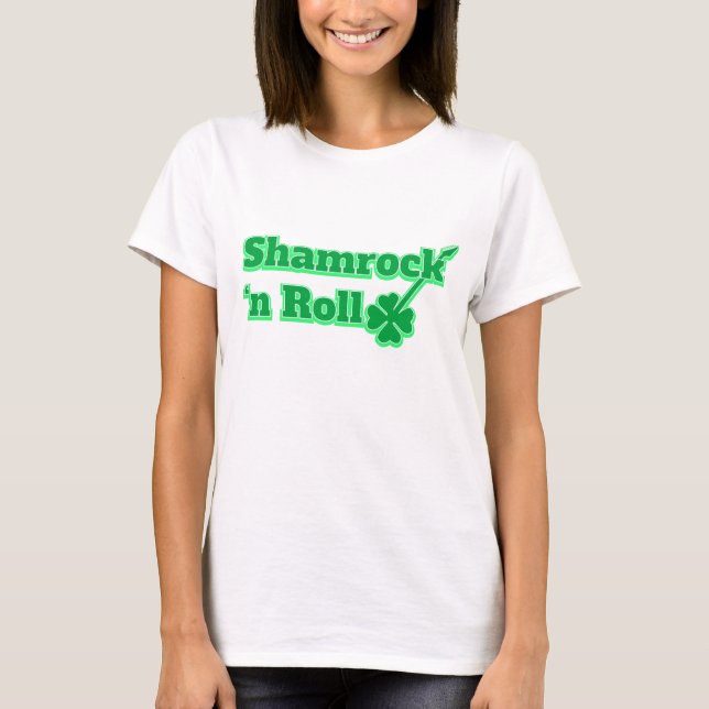T-shirt Shamrock 'n Roll (Frente)