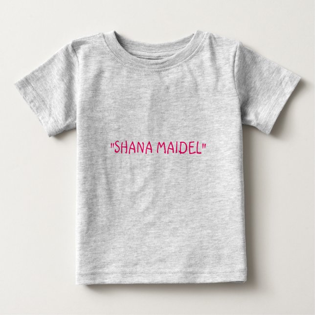T-shirt "SHANA MAIDEL" (garotinha fofa) (Frente)