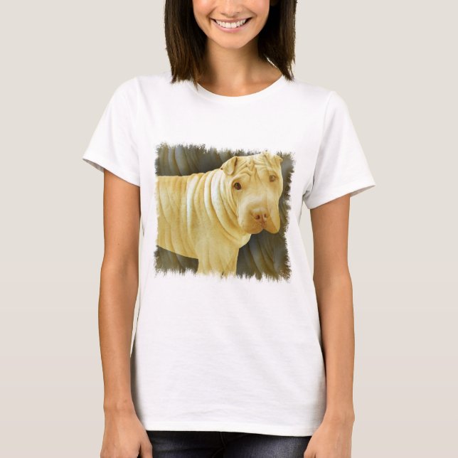 T-shirt Shar Pei Long Sleeve Shirt (Frente)