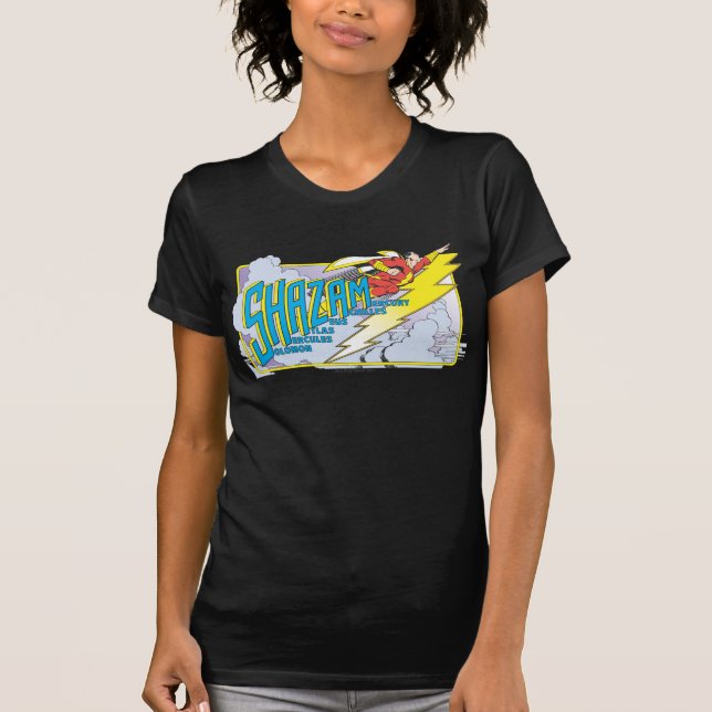T-shirt Shazam Acrônimo 2 (Frente)
