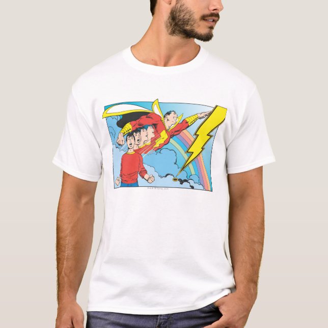 T-shirt SHAZAM/Billy Batson (Frente)