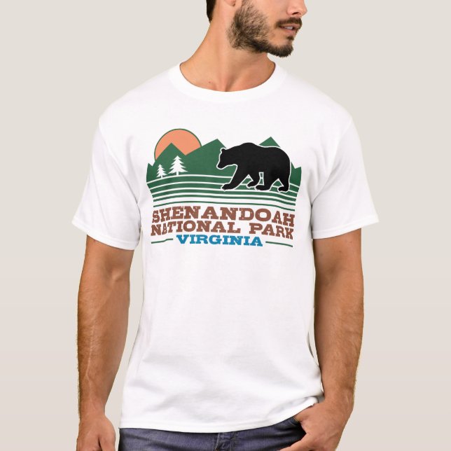 T-shirt Shenandoah National Park Virginia (Frente)