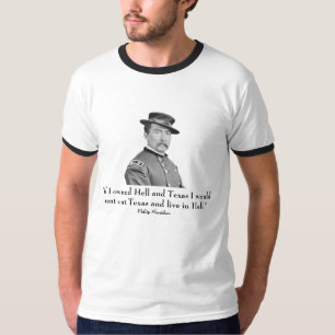 T-shirt Sheridan e citações sobre Texas