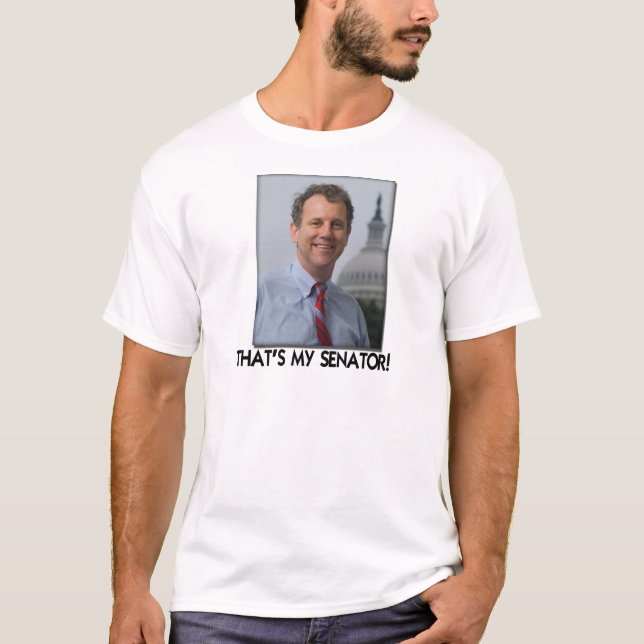 T-shirt Sherrod Brown, de que é meu senador! (Frente)