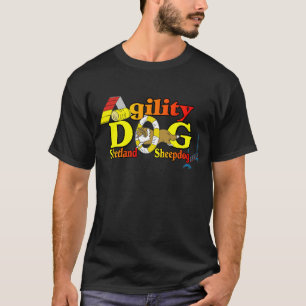 T-shirt Shetland Sheepdog Agilidade