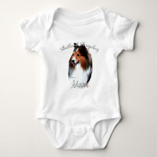 T-shirt Shetland Sheepdog (sable) Mãe 2