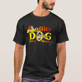 T-shirt Shetland Sheepdog Sheltie Agilidade