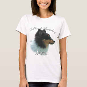 T-shirt Shetland Sheepdog (tri) Mãe 2