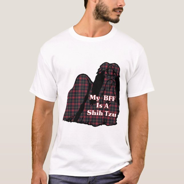 T-shirt Shih Tzu BFF Ofertas (Frente)