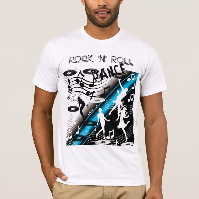 T-shirt Shirt Rock 'N' Roll Dance (Frente)